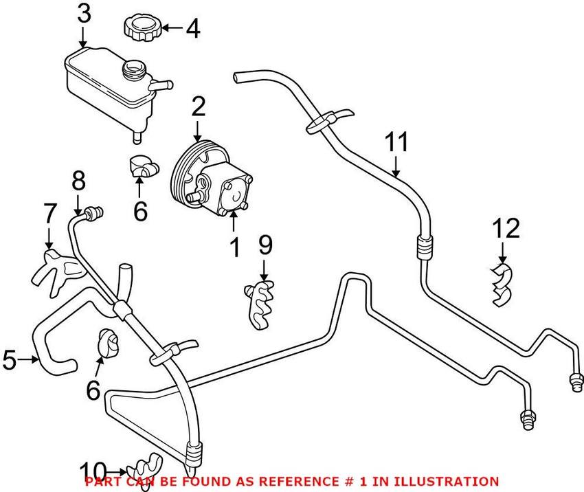 Volvo Power Steering Pump (Rebuilt) 36050560